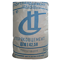 Цемент ПЦ 500 Д 0 (ЦЕМ I 42,5 Н) Серебряковцемент, 50 кг